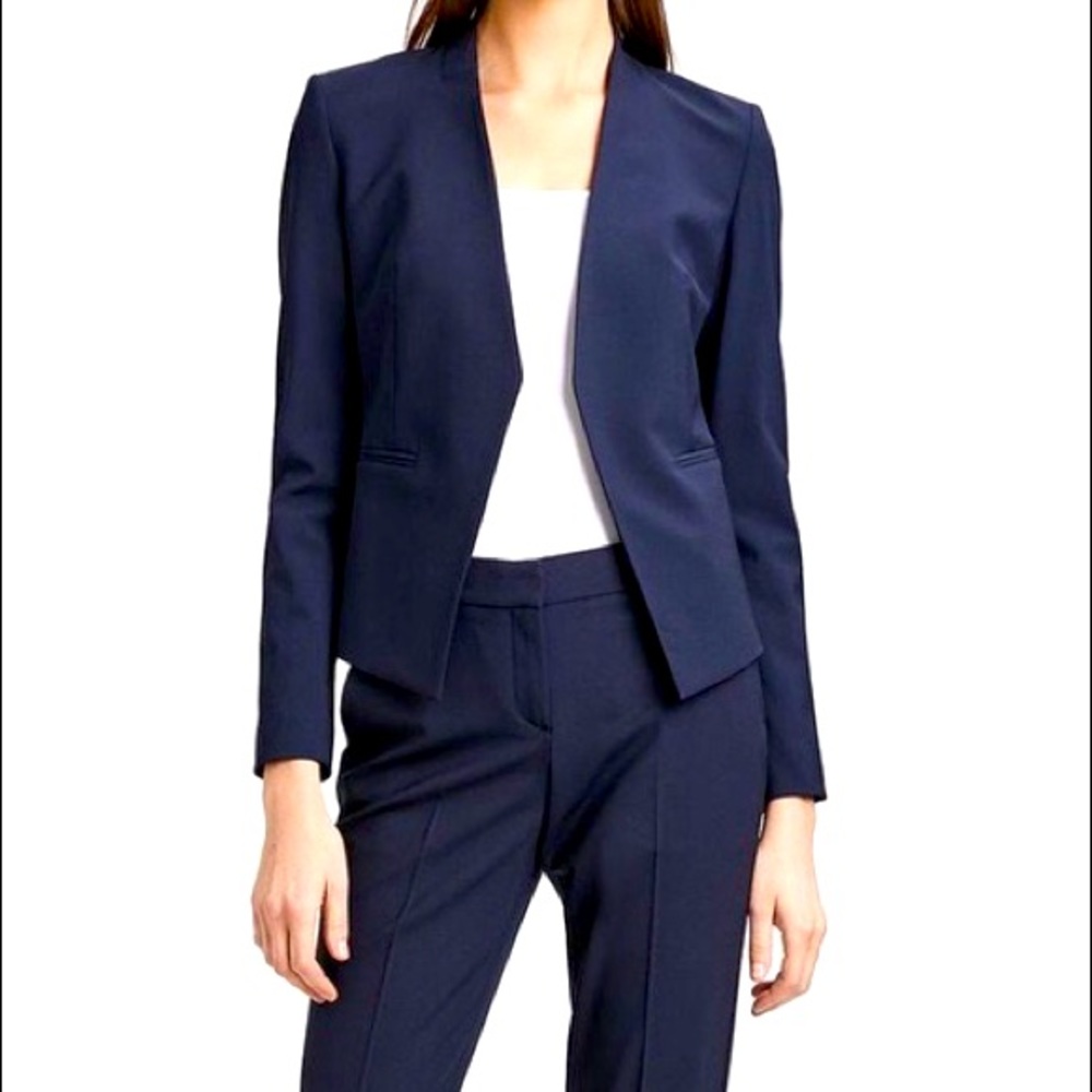 Theory Lanai Sevona Jacket in Navy Blue